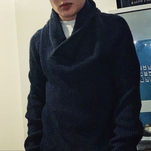 Abercrombie shawl sweater